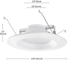 img 1 attached to Globe Electric 91149 Recessed Lights