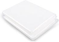 protective storage solution: juvale clear plastic mattress storage bags for california king and king-size (2 pack) logo