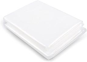 img 4 attached to Protective Storage Solution: Juvale Clear Plastic Mattress Storage Bags for California King and King-Size (2 Pack)