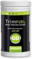 trim fuel protein shake chocolate logo