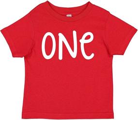 img 2 attached to 🎉 7 ate 9 Apparel Kids One Birthday Shirt: Perfect 1 Year Old Birthday Shirt for Girls or Boys