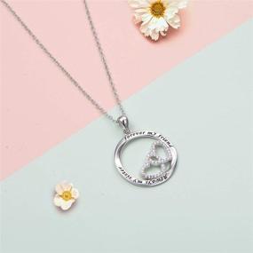 img 2 attached to 👭 DAOCHONG S925 Sterling Silver Sister Friendship Necklace: Heart Pendant BFF Gift for Women & Teens