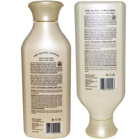 img 3 attached to 🌿 JASON Organic Aloe Vera Shampoo and Conditioner with Dry Hair Treatment, Calendula, Chamomile, and Grapefruit Extracts, No Sulfates, No Parabens, Vegan, 16 fl oz each (Packaging May Vary)