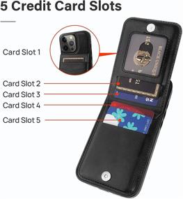 img 1 attached to Taporse Handmade Kickstand Shockproof Protective Cell Phones & Accessories in Cases, Holsters & Clips