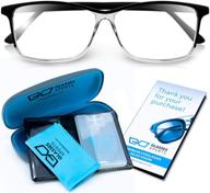 blue light blocking glasses for uv protection glasses - clear non-prescription anti headache - blue glasses lightweight - computer blue light filter glasses for women men blue light glasses logo