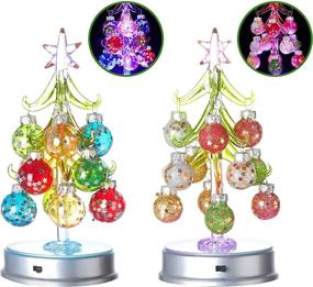 img 4 attached to HappySpot Miniature Christmas Ornaments Decorations Seasonal Decor
