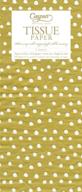 🎉 gold small dots caspari tissue paper - 4 sheets logo