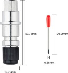 img 1 attached to 🔪 CB09 CB09U Blade Holder Base: Enhance Cutting Efficiency with 30 Pcs Cutting Blades for Graphtec, Silhouette Cameo, Portrait, Curio, and More!