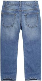 img 3 attached to UNACOO Jeans Elastic Waistband Blackened Boys' Clothing in Jeans
