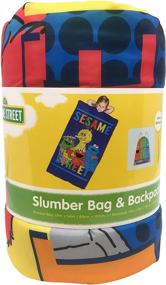 img 1 attached to 🛏️ Sesame Street Slumber Sack - Cozy &amp; Warm Lightweight Kids Sleeping Bag - Elmo, Cookie Monster, Big Bird, &amp; Oscar The Grouch Design (Official Sesame Street Product)