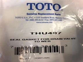 img 1 attached to Toto THU407 GASKET DRAIN VALVE