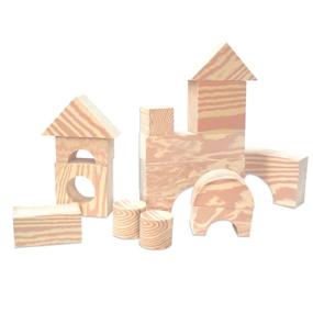 img 1 attached to 🏗️ Edushape Wooden-Look Soft Building Blocks Piece