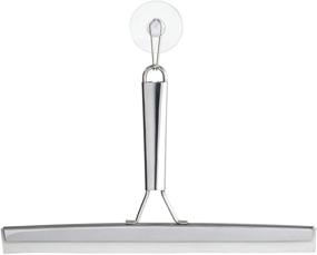 img 3 attached to 🧼 iDesign Forma Polished Stainless Steel Squeegee with Suction Storage Hook - 12-inch x 7.5-inch" - potential optimization: "iDesign Forma Stainless Steel Squeegee with Suction Storage Hook - 12" x 7.5