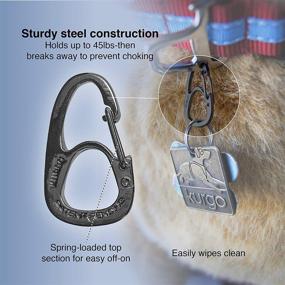 img 3 attached to 🐾 Kurgo Clip for Dog Tags: Effortlessly Switch, Durable and Lightweight Dog Tag Clip