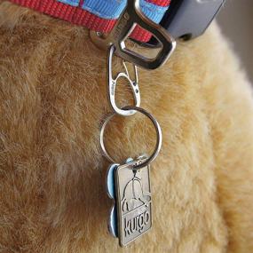 img 1 attached to 🐾 Kurgo Clip for Dog Tags: Effortlessly Switch, Durable and Lightweight Dog Tag Clip