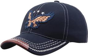 img 4 attached to 🧢 Enhanced Comfort and Style: Adjustable Embroidery Baseball Headdress Chapeau for Boys' Accessories