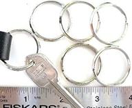 split key rings nickel pieces logo