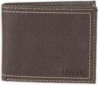 levi's men's slim bifold wallet - wallets, card cases & money organizers for men - accessories logo