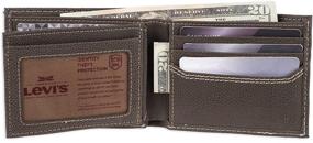 img 1 attached to Levi's Men's Slim Bifold Wallet - Wallets, Card Cases & Money Organizers for Men - Accessories