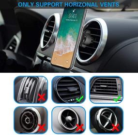 img 3 attached to Efficient Air Vent Phone Holder for Car Socket: Secure and Convenient Solution