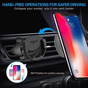 img 2 attached to Efficient Air Vent Phone Holder for Car Socket: Secure and Convenient Solution