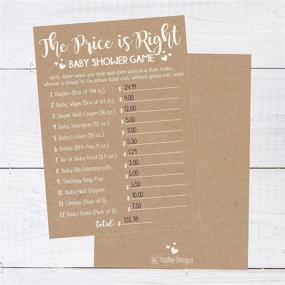 img 3 attached to 👶 25 Rustic Baby Shower Game Ideas: Guess The Price, Gender Neutral Activities and Funny Questions - Perfect for Boys, Girls, Couples; Includes Cards, Decorations, and Supplies