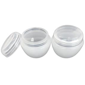 img 2 attached to 💊 Frosted Medication Ointment Containers by Beauticom