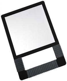 img 1 attached to ✨ Icarus Black Unbreakable Mirror: Durable Design with Rubber Grip for Enhanced Functionality
