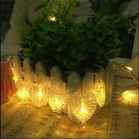 img 1 attached to Lainin 4M 96 LEDS 18P Hearts Love Shape LED String Curtain Light: Festive Decoration for Christmas, Weddings, and Parties!