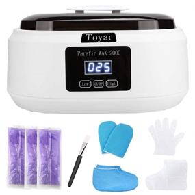 img 4 attached to Get Silky Smooth Skin with the Paraffin Wax Machine Touchscreen 3000ML - Quick Heating, Moisturizing Paraffin Spa Wax Bath Kit for Hand and Feet - Enhance Skin Texture with Large Capacity at Home