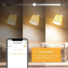 img 2 attached to 💡 Enhance Your Lighting with Linkind Smart Filament Light Pack 2