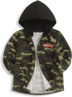 boys' outdoor clothing with little camouflage hoodie sleeve logo