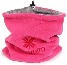 img 4 attached to 🧣 Pink Kids Neck Scarf for Skiing, Motorsports, and Snowboarding