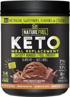 🍫 nature fuel chocolate milkshake - healthy delights, 14 servings, 18.7 ounce, pack of 1 logo