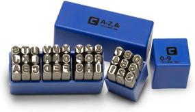 img 4 attached to 🔢 Capri Tools Профессиональный набор печатных букв и цифр из 36 штук - размер 1/4 дюйма