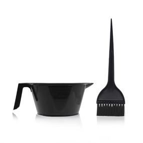img 4 attached to 🍲 Convenient Handle and Pouring Lip Mixing Bowl + Dye Brush with Hook: A Perfect Combo for Effortless Mixing and Precision Application