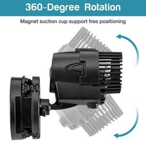 img 3 attached to 🌊 AQQA Wave Maker Pump: Enhancing Aquarium Circulation with 360° Rotatable Submersible Powerhead Pump