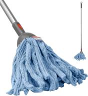 fayina high-quality microfiber wet mop for hardwood, laminate, and tile floors with extendable stainless steel handle of up to 56 inches logo