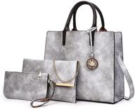 leather satchel shoulder handbags for women – handle handbags & wallets logo
