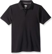 dickies youth performance black xl boys' apparel with tops, tees, and shirts logo