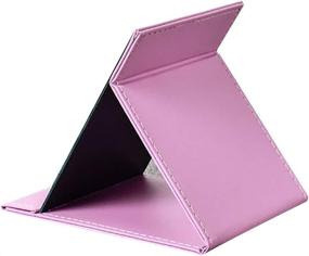 img 2 attached to Joly Desk Mirror: Convenient Portable Folding Makeup Mirror for Home, Office, and Travel (L, Pink)