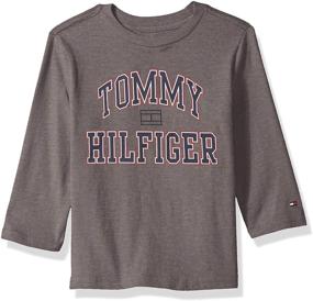 img 1 attached to Tommy Hilfiger Dustin Bex Jersey Sleeve Boys' Clothing and Tops, Tees & Shirts