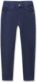 img 4 attached to CUNYI Little Fashion Elastic Waistband Boys' Clothing in Pants