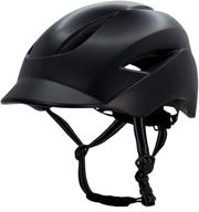 🚴 urban bike helmet for adults: men & women | built-in usb rechargeable led light | reflective straps | size 52-58 cm (m) & 58-61 cm (l) | city cycling helmet logo