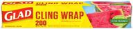 🍃 пленка для пищевых продуктов glad: прочная пленка площадью 200 квадратных футов для сохранения свежести продуктов логотип