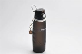 img 2 attached to 🚢 Durable and Leak Proof Collapsible Portable Silicone Water Bottle - 1000 ml, Twist Cap, BPA-Free, Medical Grade Safe Material - Ideal for Sailing