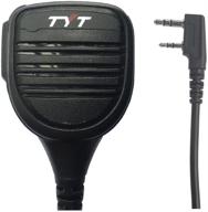 🎤 tyt platinum rainproof shoulder remote speaker mic for md-380 md-uv380 radios - heavy duty mic for kenwood & baofeng radios logo