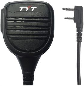 img 4 attached to 🎤 TYT Platinum Rainproof Shoulder Remote Speaker Mic for MD-380 MD-UV380 radios - Heavy Duty Mic for Kenwood & Baofeng Radios