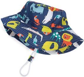 img 1 attached to 🧢 ESTAMICO Bucket Hats for Girls and Boys - Stylish and Protective Toddler Accessories