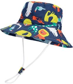 img 4 attached to 🧢 ESTAMICO Bucket Hats for Girls and Boys - Stylish and Protective Toddler Accessories